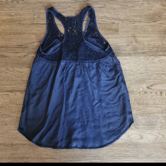 Aritzia Wilfred Black Silk Lace Tank Top XXS - Picture 2 of 6